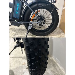 ファットバイク20インチ折り畳みビーチクルーザー自転車 FATBIKE 7段