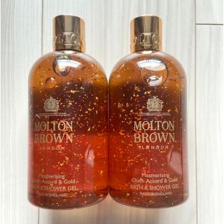 モルトンブラウン(MOLTON BROWN)の新品未使用モルトンブラウン ウードアコード＆ゴールド バス&シャワージェル 2点(ボディソープ/石鹸)