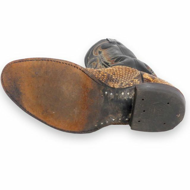Tony Lama(トニーラマ)のパイソン ウエスタンブーツ Tony Lama 26 トニーラマ H8823 メンズの靴/シューズ(ブーツ)の商品写真