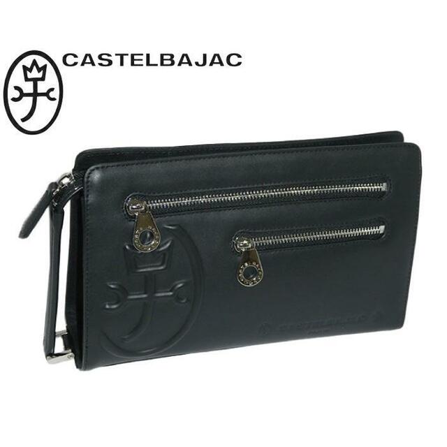 CASTELBAJAC(カステルバジャック)のカステルバジャック トリエⅡ クラッチバッグ 075201 ブラック メンズのバッグ(セカンドバッグ/クラッチバッグ)の商品写真