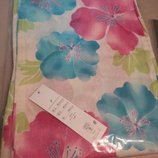 新品 綿麻浴衣(浴衣)