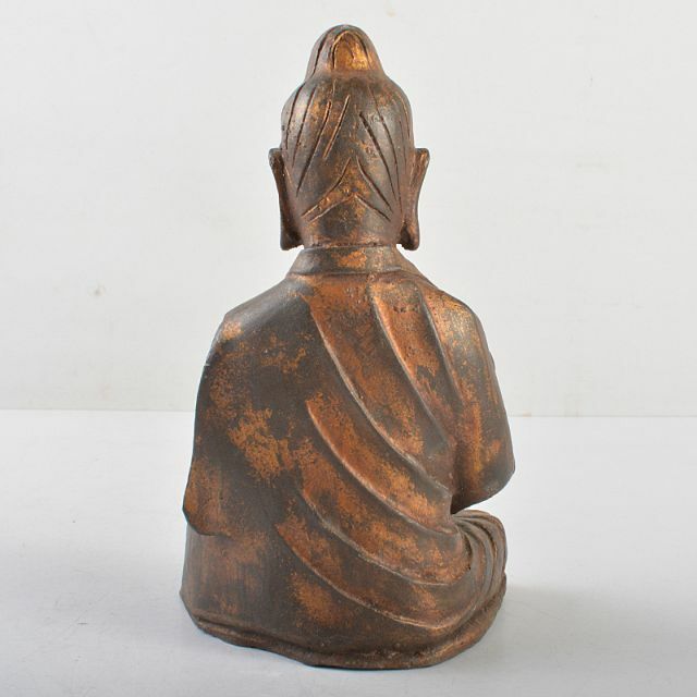 仏教美術　古銅鍍金　チベット仏　仏像　置物　M　R5823ご了承ください