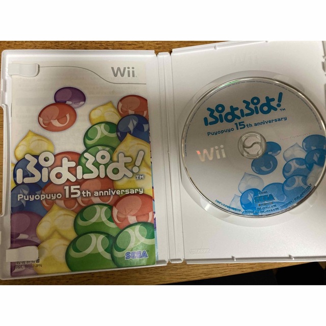 ぷよぷよ 15th anniversary Wii エンタメ/ホビーのゲームソフト/ゲーム機本体(家庭用ゲームソフト)の商品写真