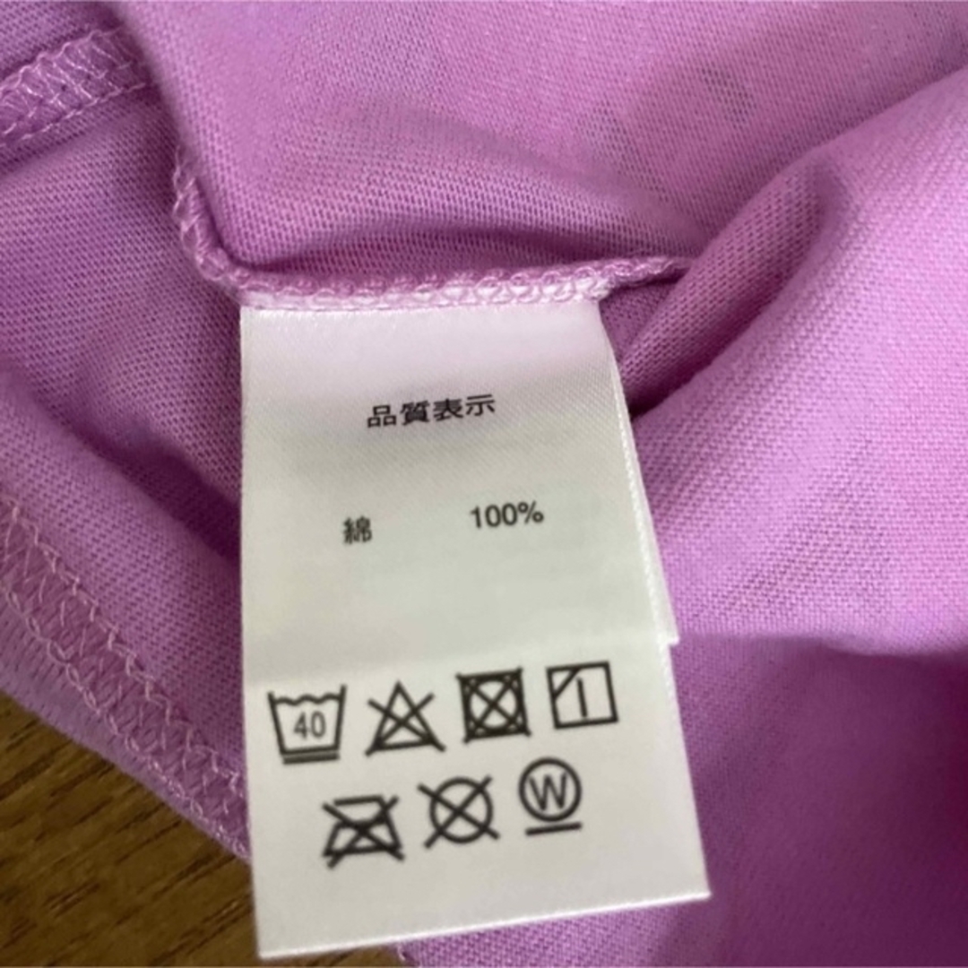 BABYDOLL(ベビードール)の新品、未使用。ベビードール×ディズニー　デイジー　ワイドTシャツ　120  キッズ/ベビー/マタニティのキッズ服女の子用(90cm~)(Tシャツ/カットソー)の商品写真