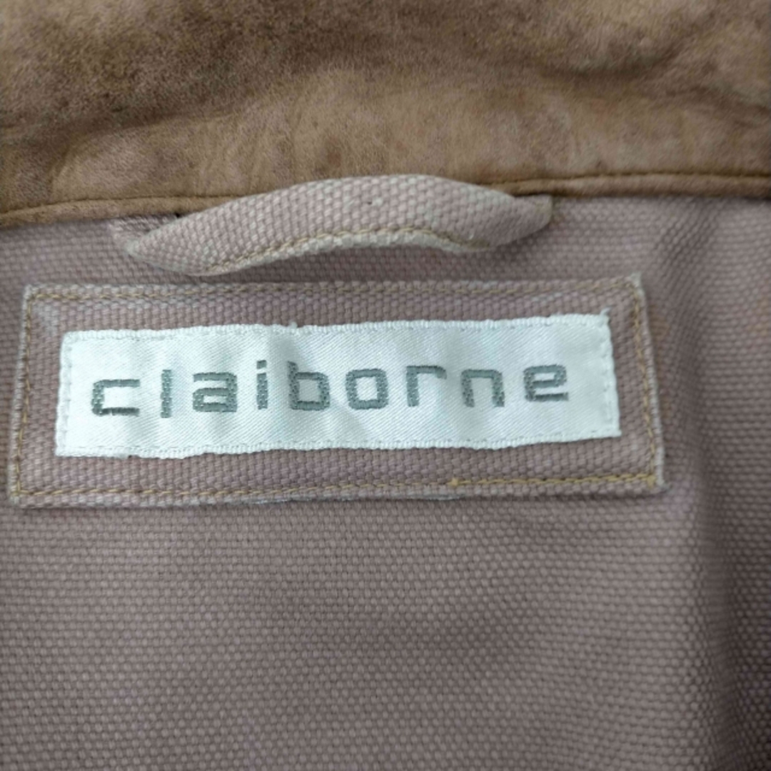 Claiborne(クレイボーン) レザー切替 エルボーパッチワークジャケット