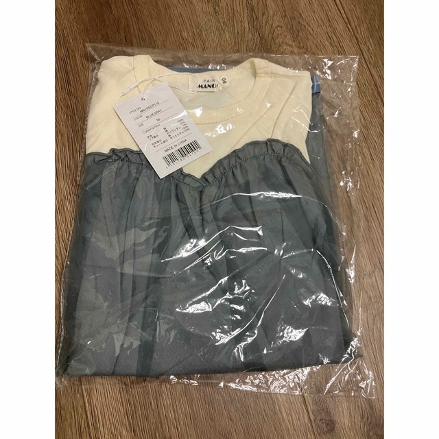 petit main(プティマイン)の新品 ペアマノン ワンピース チェック フリル 90 アプレレクール ZARA キッズ/ベビー/マタニティのキッズ服女の子用(90cm~)(ワンピース)の商品写真