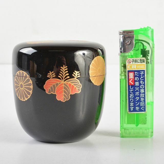 茶道具 漆塗 秀山作 高台寺蒔絵 中棗 共箱 C R5834の通販 by 茶道具 漆塗 秀山作 高台寺蒔絵 中棗 共箱 C R5834の通販 by