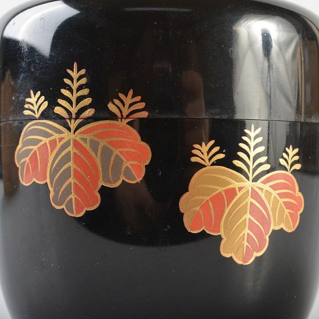 茶道具 漆塗 秀山作 高台寺蒔絵 中棗 共箱 C R5834の通販 by 茶道具 漆塗 秀山作 高台寺蒔絵 中棗 共箱 C R5834の通販 by
