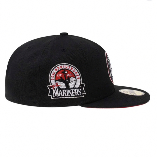 激レア】NEW ERA マリナーズ 30周年記念 59FIFTY 黒 × 赤