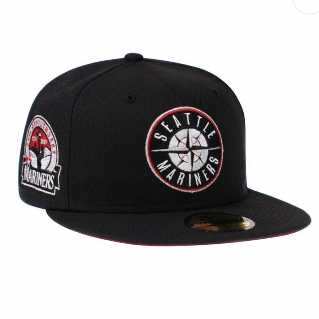 激レア】NEW ERA マリナーズ 30周年記念 59FIFTY 黒 × 赤