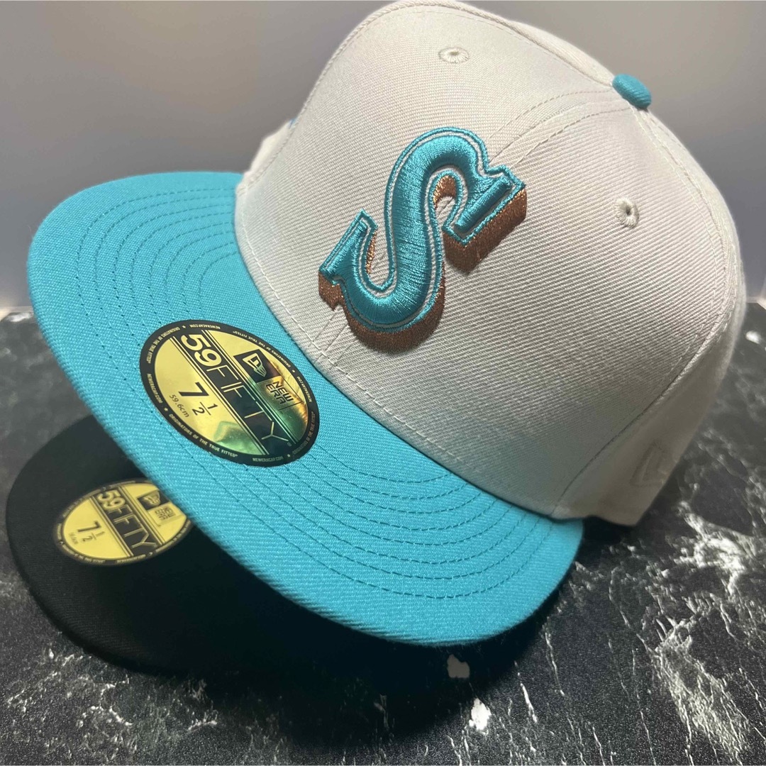 ニューエラ【美色激レア】NEW ERA マリナーズ 30周年 ツートン 59FIFTY