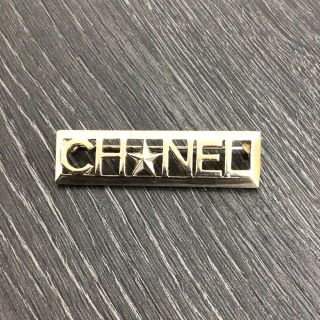 シャネル(CHANEL)のシャネル ブローチ シャンパンゴールド GP CHANEL 星モチーフ(ブローチ/コサージュ)