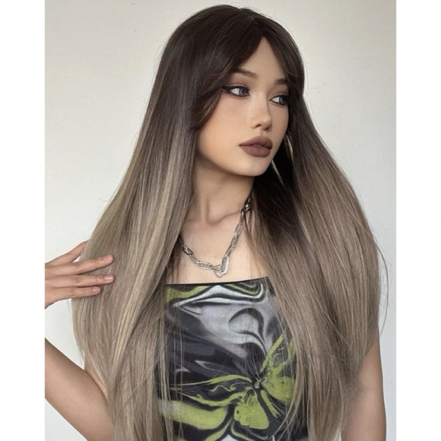 NAVANA WIG(ナバーナウィッグ)のグラデーションウィッグ　グラデーションヘアー　ウィッグ　グラデ レディースのウィッグ/エクステ(ロングストレート)の商品写真