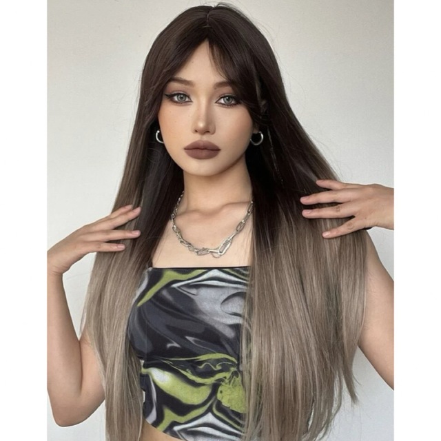 NAVANA WIG(ナバーナウィッグ)のグラデーションウィッグ　グラデーションヘアー　ウィッグ　グラデ レディースのウィッグ/エクステ(ロングストレート)の商品写真