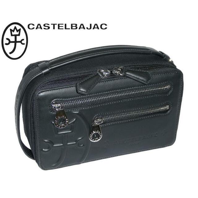 CASTELBAJAC(カステルバジャック)のカステルバジャック トリエⅡ クラッチバッグ 075202 ブラック メンズのバッグ(セカンドバッグ/クラッチバッグ)の商品写真