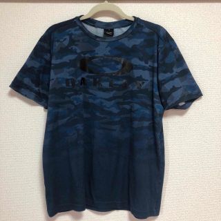 オークリー(Oakley)のオークリー＊青 迷彩 メンズ 半袖 Tシャツ(Tシャツ/カットソー(半袖/袖なし))