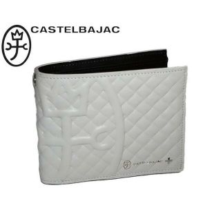 カステルバジャック(CASTELBAJAC)のカステルバジャック ガルボ 二つ折り財布 047624 ホワイト(折り財布)