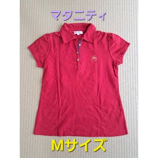 【used】赤ちゃん本舗　マタニティ　半袖トップス　Mサイズ(マタニティトップス)