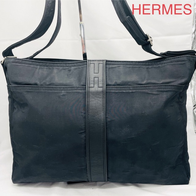 HERMES エルメス　アカプルコ　バサス　ショルダーバッグ　ブラック