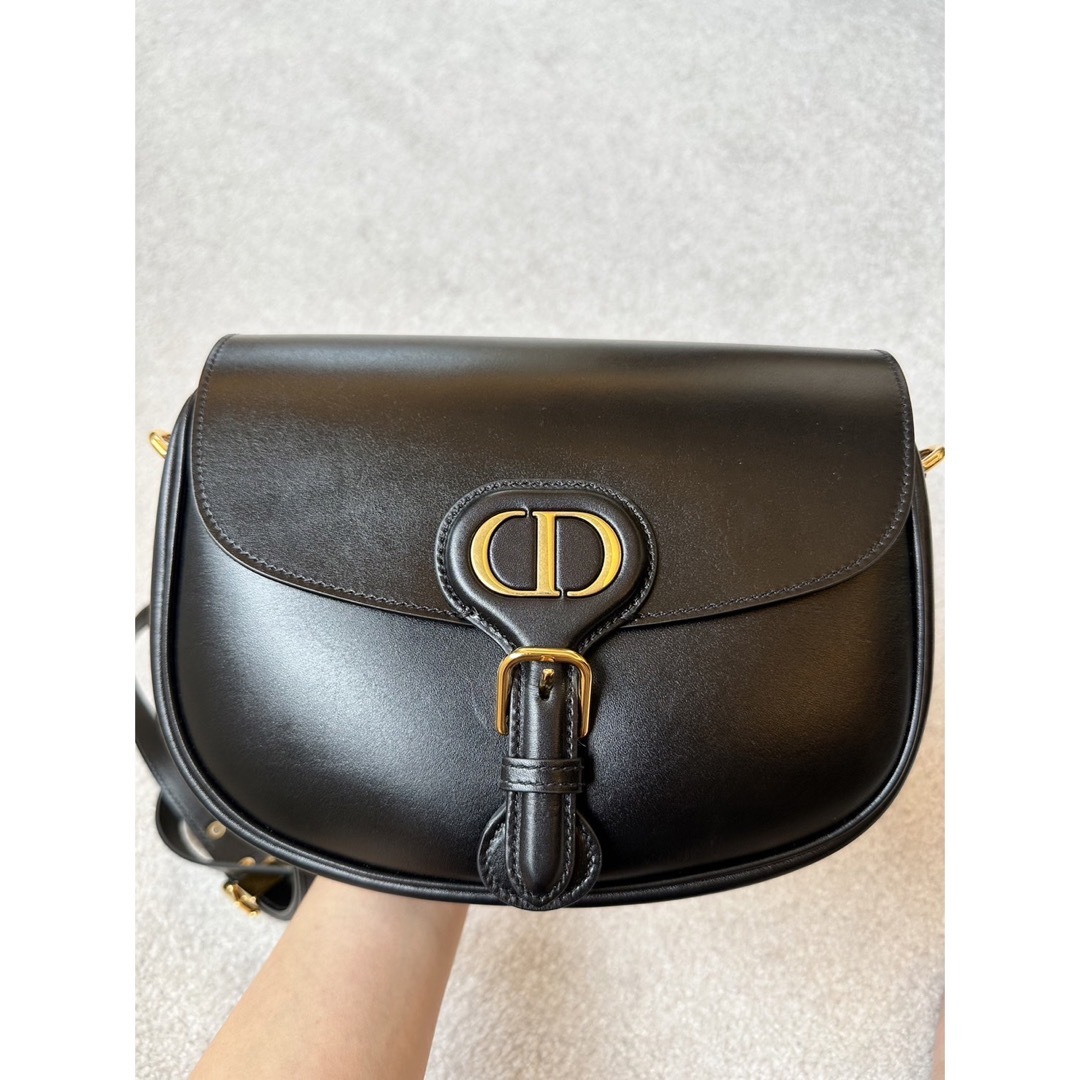 【美品】　Dior   ショルダーバッグ　2way  CDロゴ　オールレザー　黒