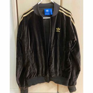 アディダス(adidas)のadidas originals 茶金 ジャージ アディダス ロゴ ゴールド(ジャージ)