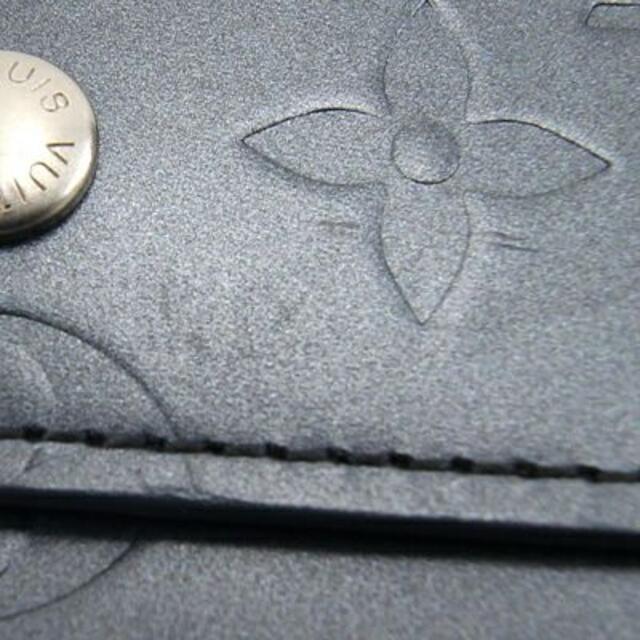 ルイヴィトン 三つ折り長財布 モノグラムマット ブルー