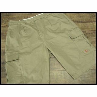 ディッキーズ(Dickies)のG② ディッキーズ ストレッチ リラックス カーゴ ショーツ ベージュ W34(ショートパンツ)