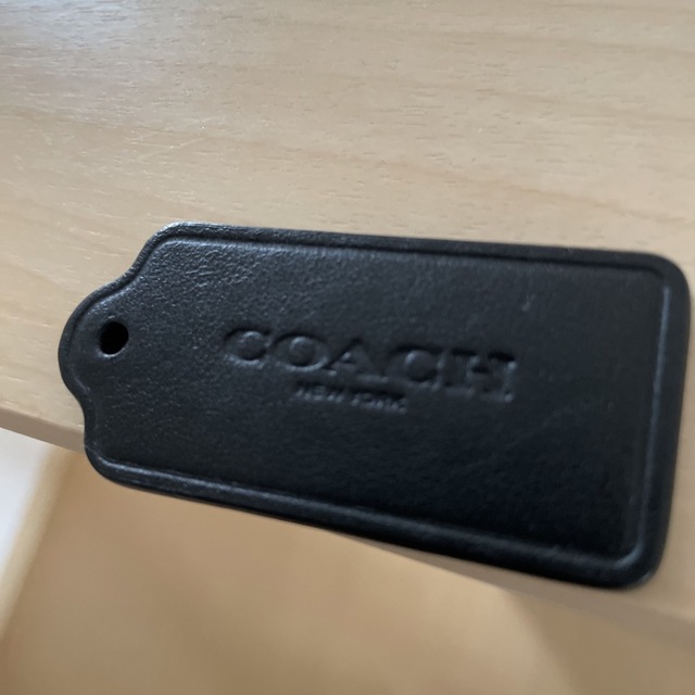 COACH(コーチ)のcoach チャーム　皮 ハンドメイドのファッション小物(バッグチャーム)の商品写真