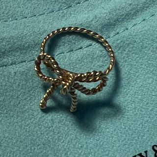 ティファニー(Tiffany & Co.)の値下げ!ティファニー　Tiffany ツイストリボン　リング　8号　18k(リング(指輪))