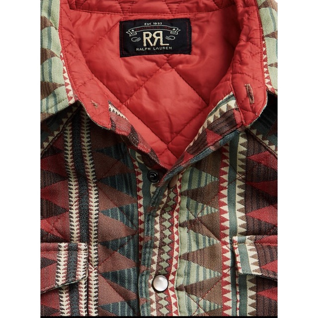 RRL - 新品*RRL*キルテッド ジャカード オーバーシャツ*S*限定 ダブル ...