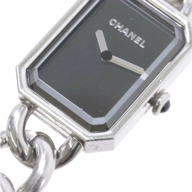 シャネル CHANEL プルミエール ロック H4199 レディース 腕時計 2連 2重 チェーン ブラック 文字盤 クォーツ ウォッチ  Premiere VLP 90191594