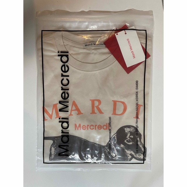 Mardi Mercredi Tシャツ マルディメクルディ　カラーベージュ 2