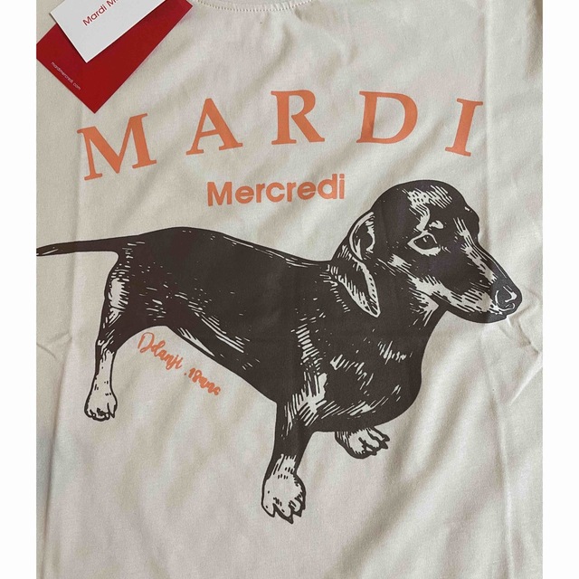 Mardi Mercredi Tシャツ マルディメクルディ　カラーベージュ 3