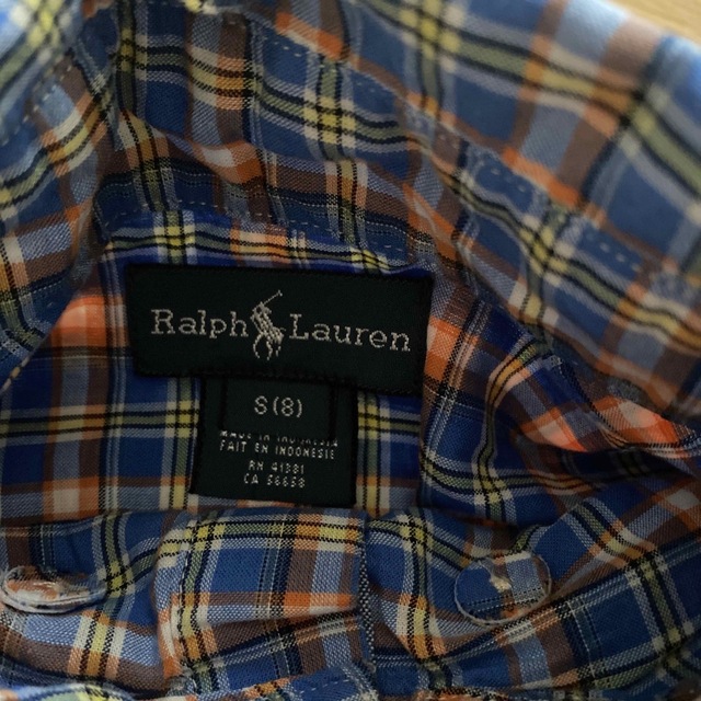 Ralph Lauren(ラルフローレン)のラルフローレン　ボタンシャツ　チェック キッズ/ベビー/マタニティのキッズ服男の子用(90cm~)(ブラウス)の商品写真