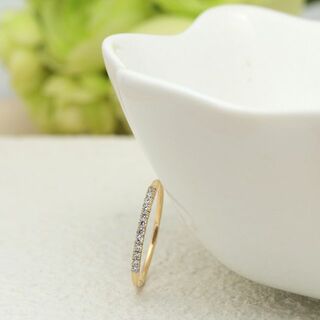 サイズ11号】エタニティダイヤモンド0.1ctリング・指輪 サイズ直し可能