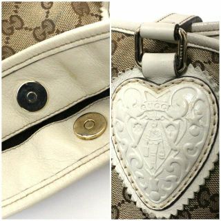 Gucci - グッチ 211954 GGキャンバス ハンドバッグ GGキャンバス 本革