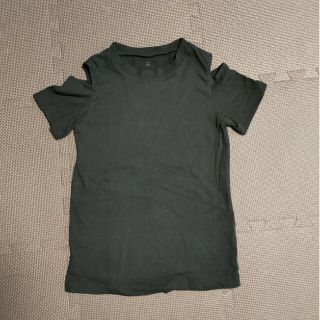 ジーユー(GU)のGU　140センチ　黒半袖Tシャツ(Tシャツ/カットソー)