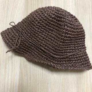 ムジルシリョウヒン(MUJI (無印良品))の無印良品　天然素材キッズ帽子52cm(帽子)