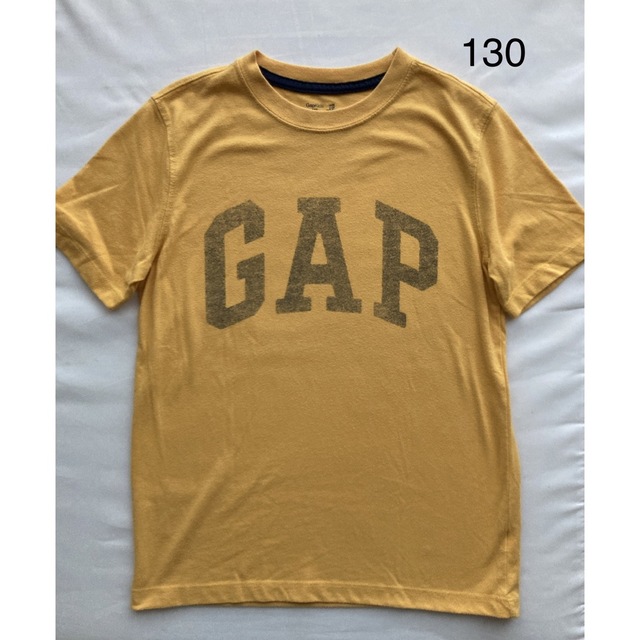 GAP Kids(ギャップキッズ)のGAP キッズ Tシャツ 半袖 イエロー 130 キッズ/ベビー/マタニティのキッズ服男の子用(90cm~)(Tシャツ/カットソー)の商品写真