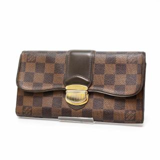 ルイヴィトン(LOUIS VUITTON)のルイ ヴィトン N61747 ダミエ ポルトフォイユ システィナ 長財布 レザー(財布)