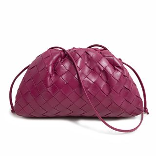 ボッテガ(Bottega Veneta) ショルダーバッグ(レディース)（パープル ...