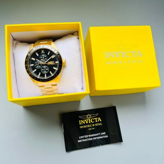 INVICTA - インビクタ 腕時計 INVICTA ゴールド ケース付属 新品