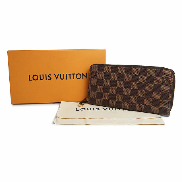 ルイヴィトン N60046 長財布 ローズ・バレリーヌ  LOUIS VUITTON ジッピーウォレット ダミエ