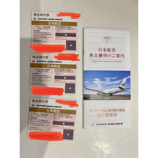 JAL 株主優待券　3枚(航空券)