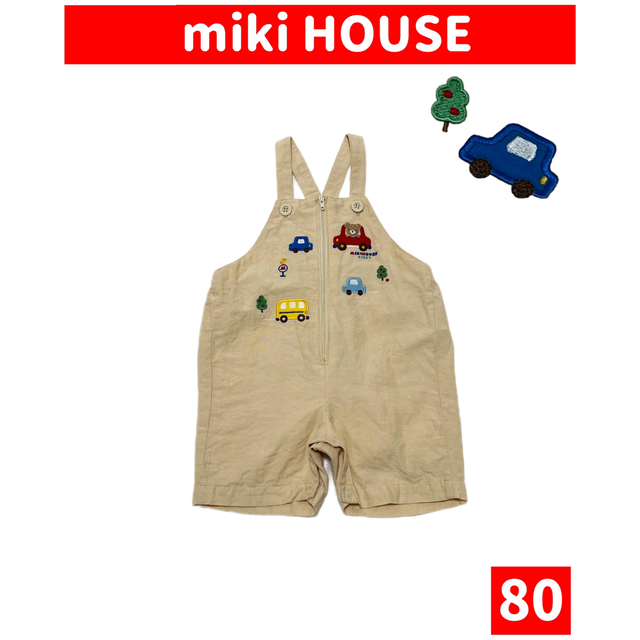 mikihouse - miki HOUSE/ミキハウス オーバーオール サロペットsize80