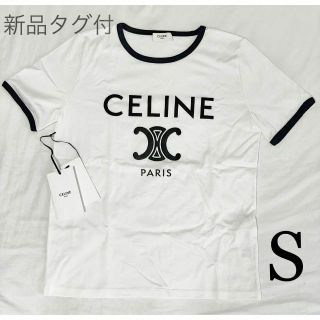 セリーヌ 半袖  ブランドロゴ Tシャツ コッセリ