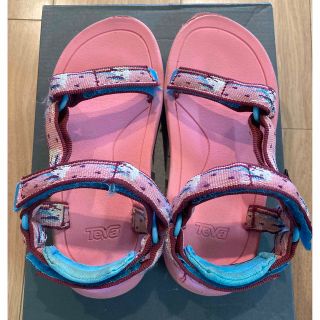 テバ(Teva)の希少Tevaテバ　キッズサンダル　ハリケーン　ユニコーン柄(サンダル)