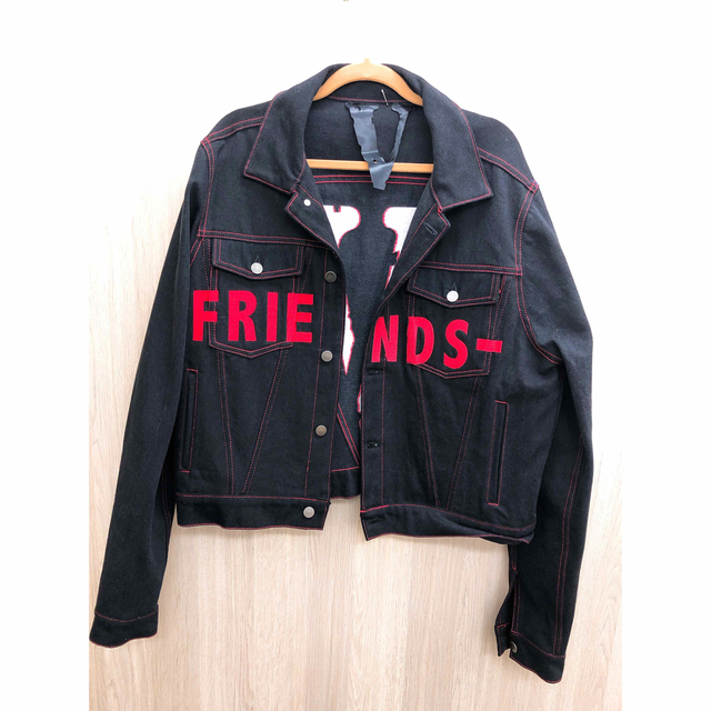 完売品】VLONE FRIENDS ヴィーロンデニムジャケット 22410円 メンズ