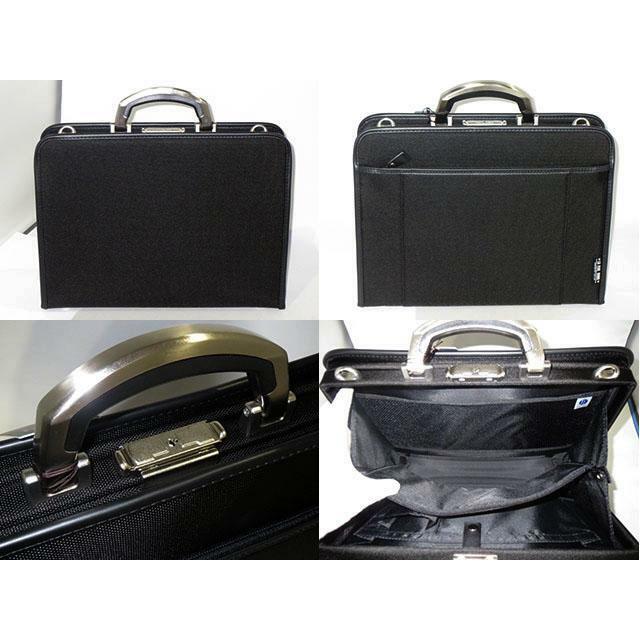 青木鞄 LA FERE アタッシュケース M 6724 ブラック メンズのバッグ(その他)の商品写真