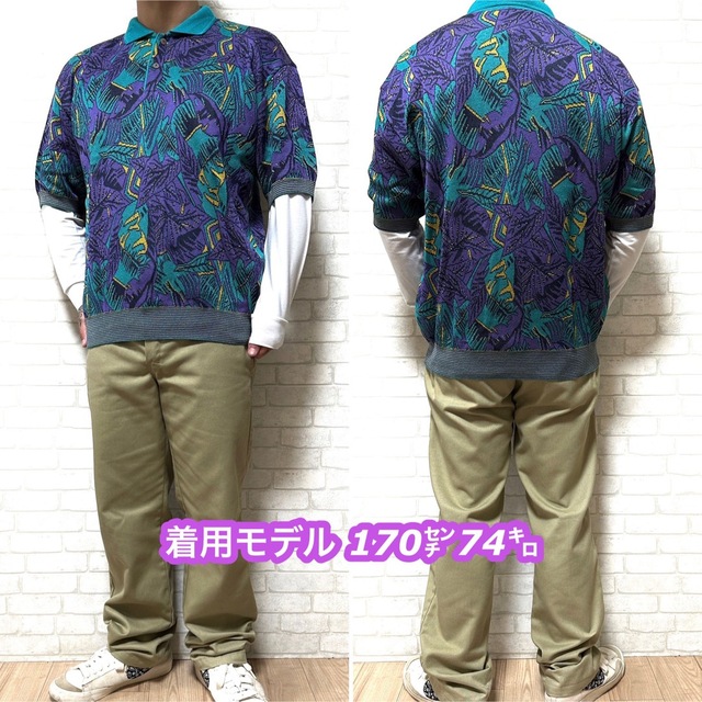 ☆未使用タグ付き☆ RIVER COURSE ジャパーナ 麻 ポロシャツ 3